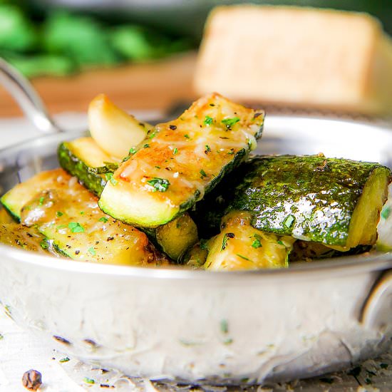 ITALIAN PAN FRIED ZUCCHINI