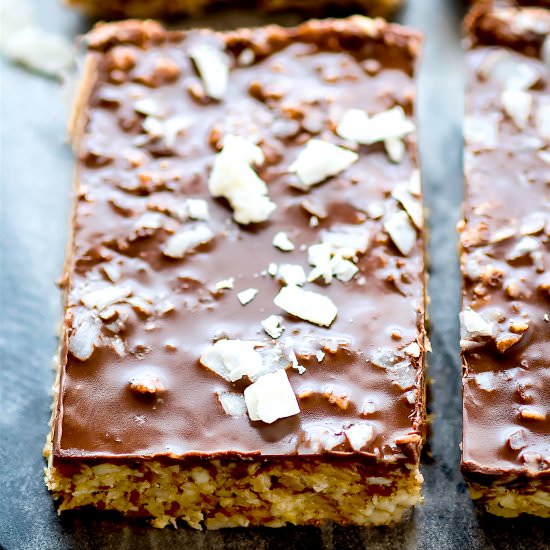 Chocolate Coconut Cashew Bars