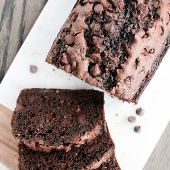 Double Chocolate Zucchini Bread