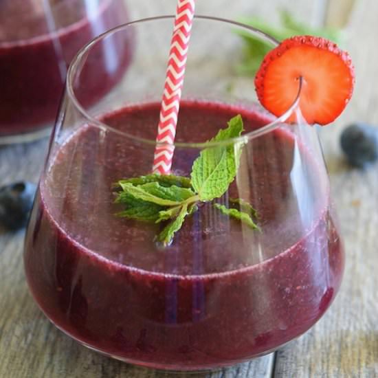Triple Berry Summer Smoothie