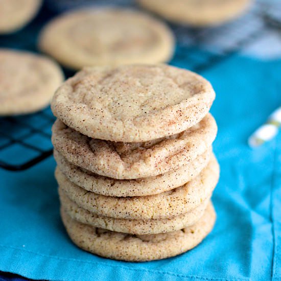 Peanut Butter Snickerdoodles