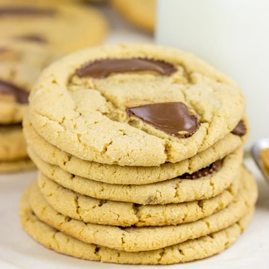 Chocolate Peanut Butter Cup Cookies