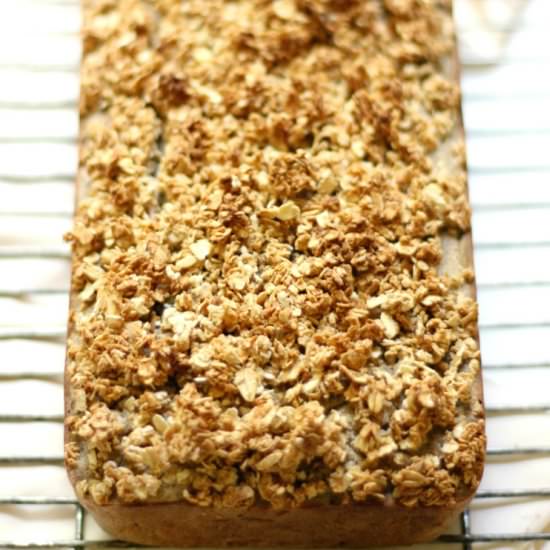 Zucchini Bread With Maple Oat Crumb