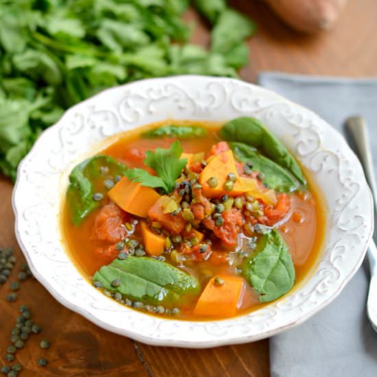 Lentil Sweet Potato Soup