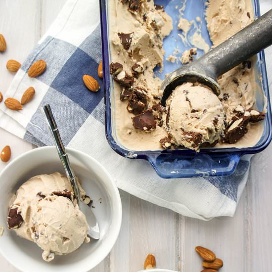 Mocha Almond Greek Frozen Yogurt