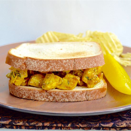 Curry Chicken Salad Sandwiches