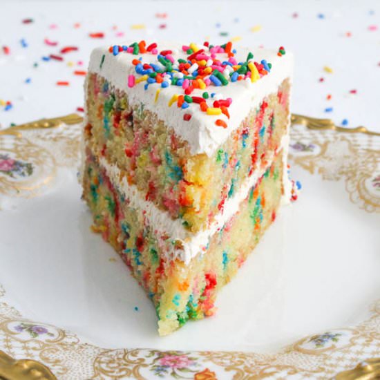 Gluten Free Confetti Cake