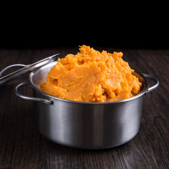 Pressure Cooker Mashed Sweet Potato