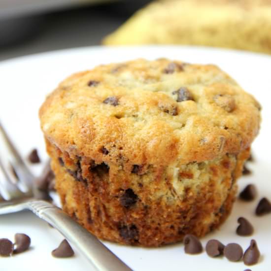 Banana Chocolate Chip Muffins
