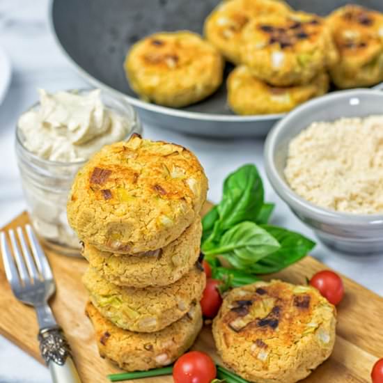 Garlic Vegan Cheese Fritters