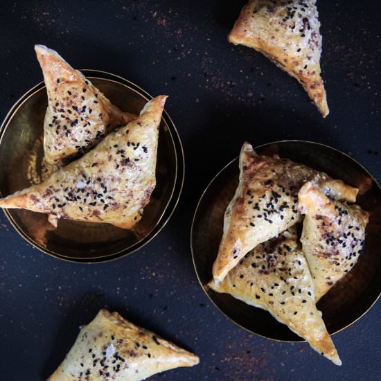 Spinach, Feta, and Date Sambousek