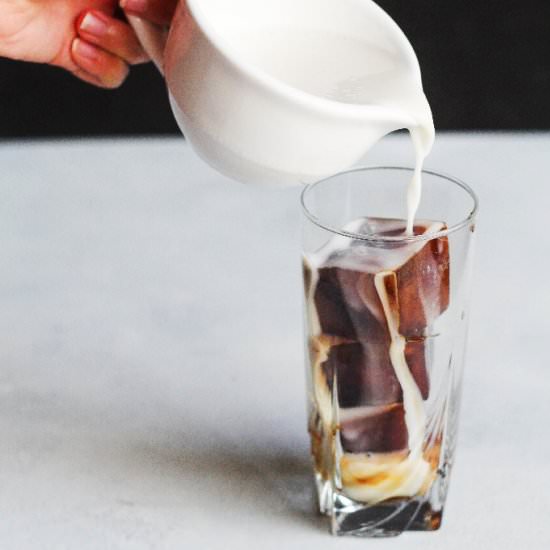 Iced Almond Milk Latte