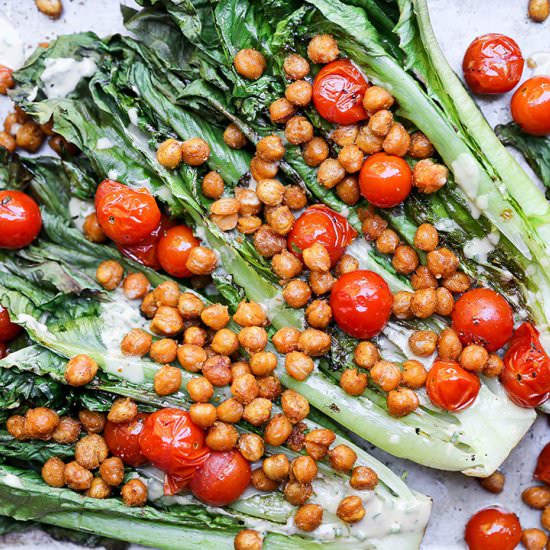 Grilled Romaine Salad
