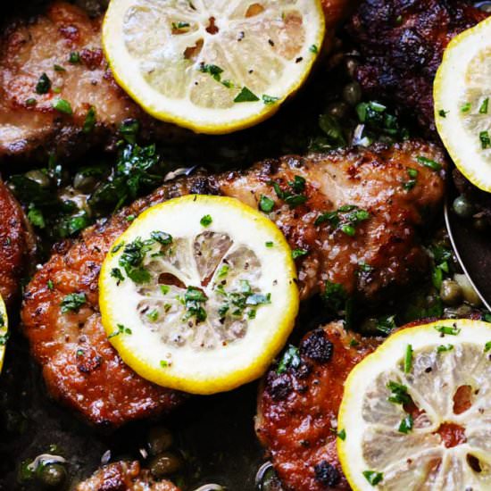 30-Minute Pork Tenderloin Piccata