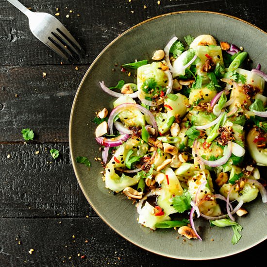 Smashed Cucumber Salad