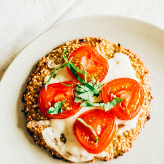 Cauliflower & Quinoa Pizza Crust