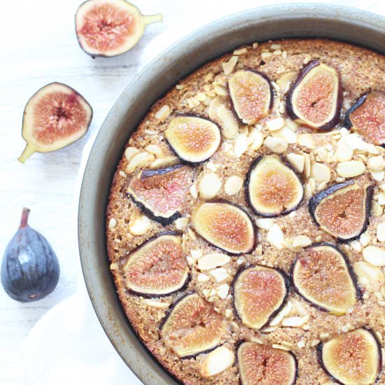 Fig and Almond Snacking Cake