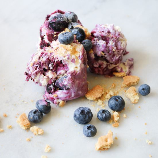 Blueberry Cheesecake Ice Cream