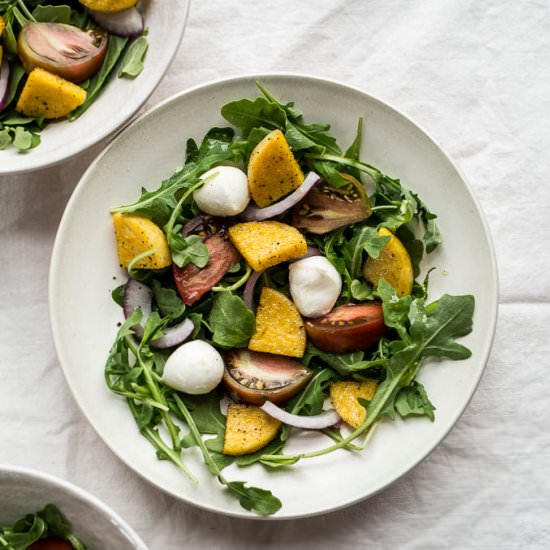Easy Polenta Panzanella