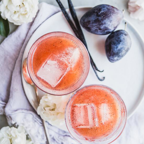 Vanilla Plum Shrub