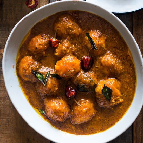South Indian Ripe Mango Curry