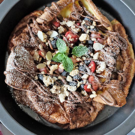 Dutch Chocolate Baby Pancakes