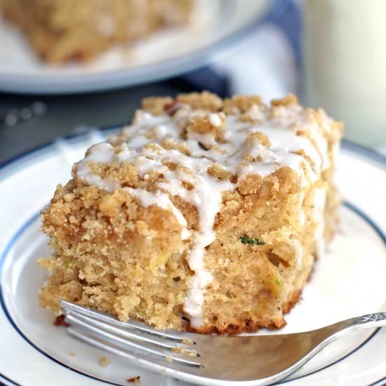 Browned Butter Zucchini Coffee Cake