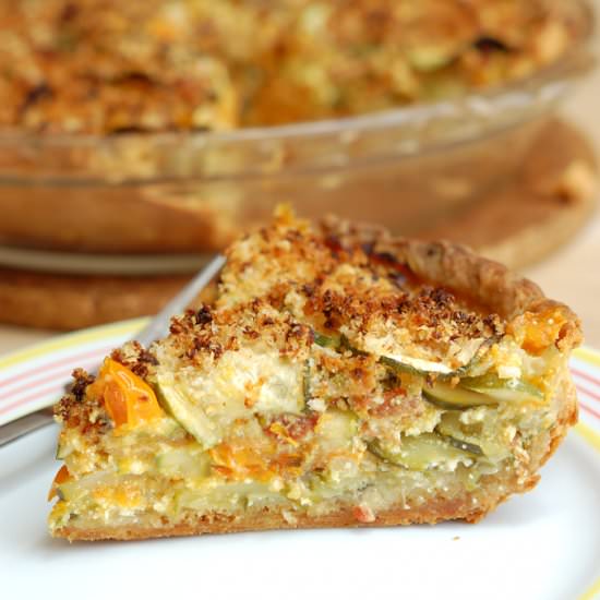 Zucchini & Ricotta Pie