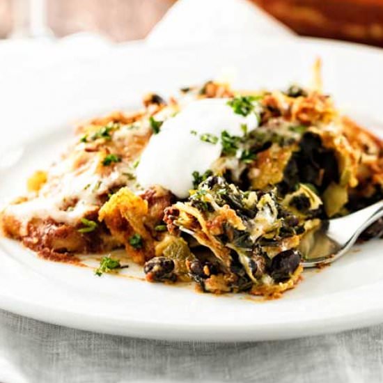 Easy Enchiladas with Black Beans