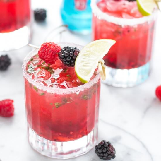 Triple Berry Mojitini