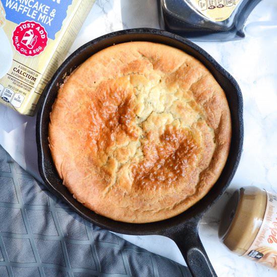 Maple Peanut Butter Dutch Baby