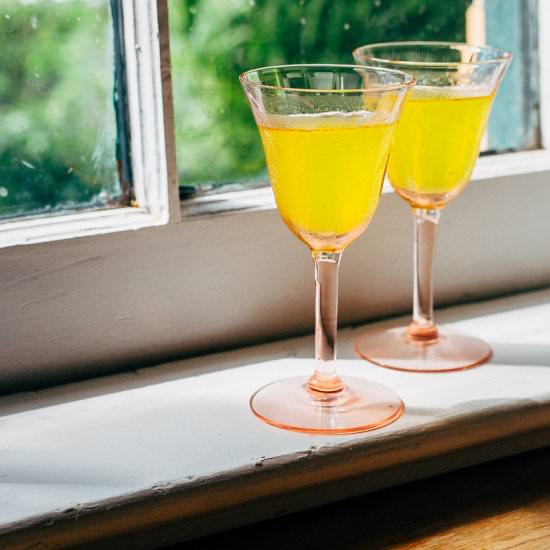 Homemade Limoncello
