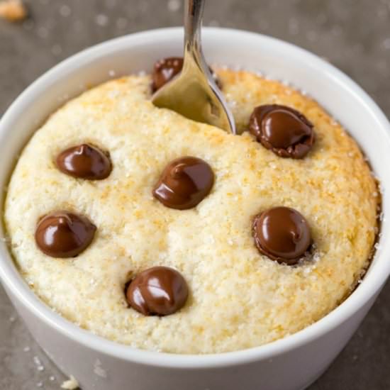 Low Carb Vanilla Mug Cake