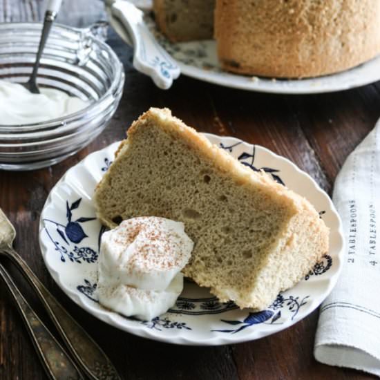 Rum Mocha Chiffon Cake