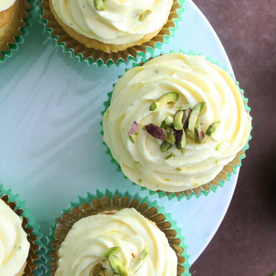 Kulfi Tres Leches Cupcakes