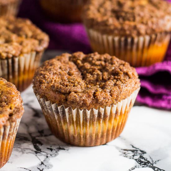 Pumpkin Cream Cheese Muffins