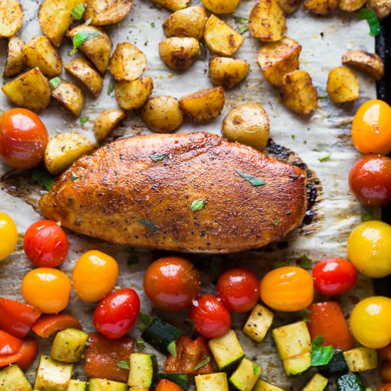Paprika Chicken Sheet Pan Dinner