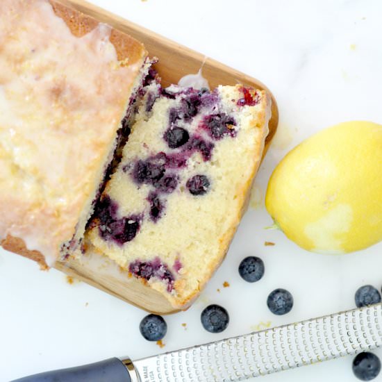 Blueberry-Lemon Pound Cake