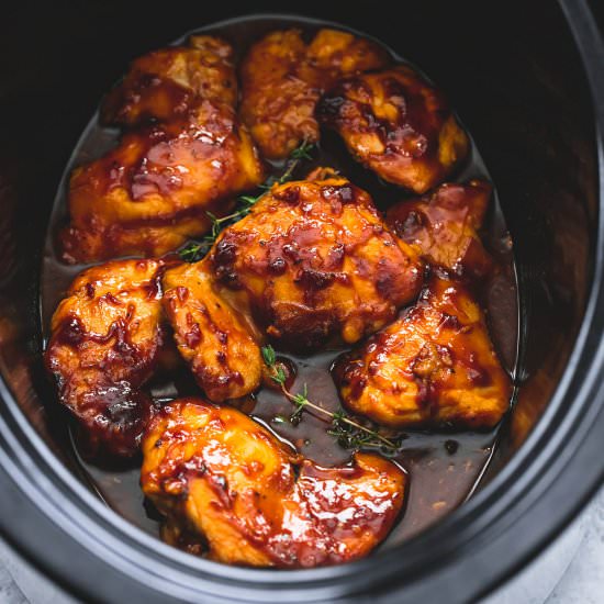 Slow Cooker Honey Garlic Chicken