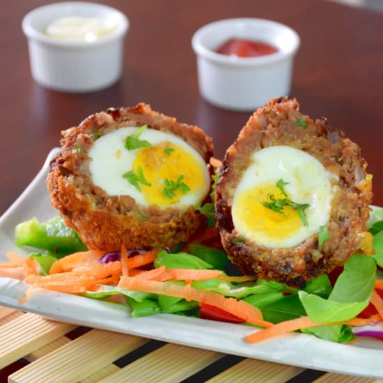 Scotch Egg with Oriental Flavor