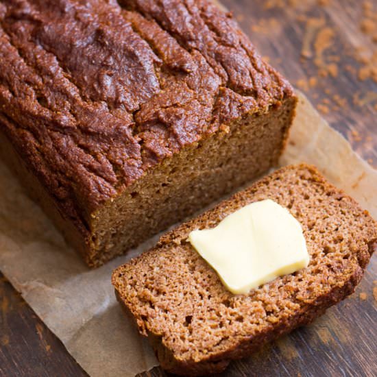 Simple Paleo Pumpkin Bread