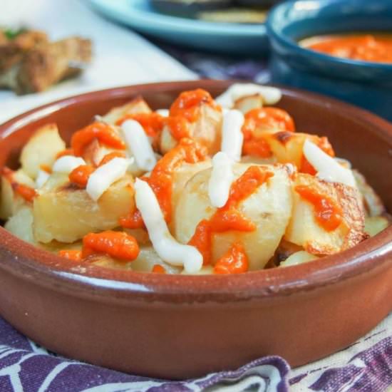 Healthier Patatas Bravas