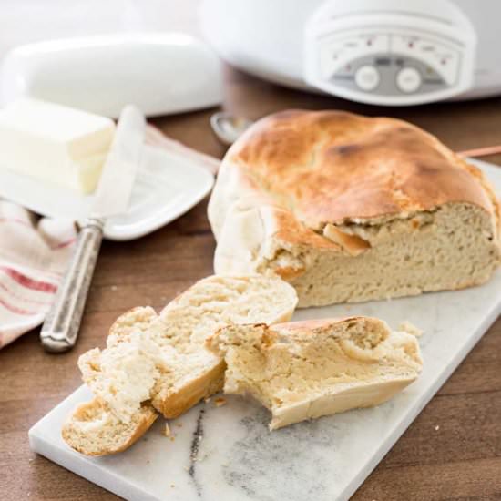 7 Min (prep) ArtisanCrock Pot Bread