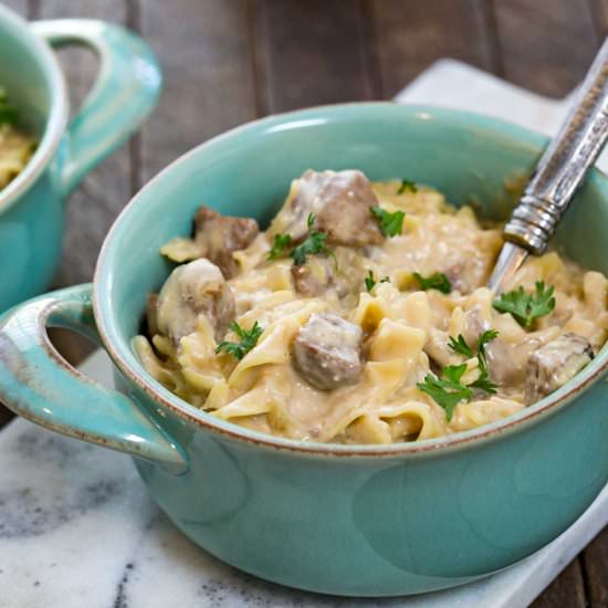 Crock Pot Beef Strogranoff