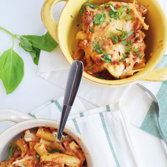 Baked Ziti with Italian Sausage