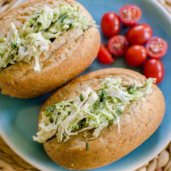 Avocado chicken salad