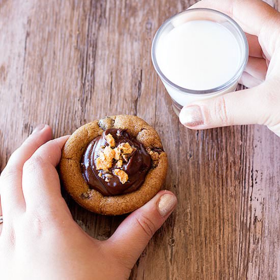 Chocolate Chip Cookie Cups