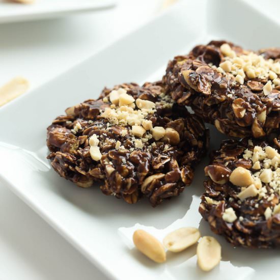 Chocolate Peanut Butter No Bake Coo