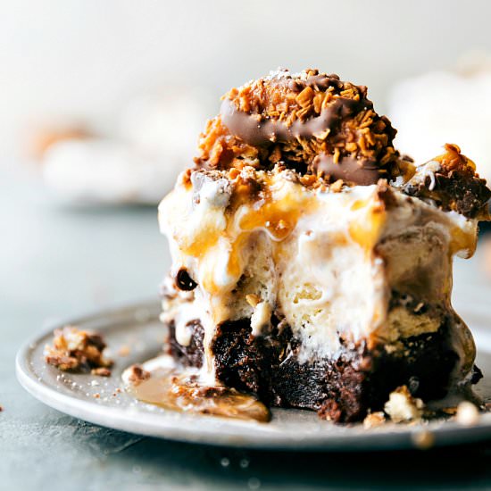 Samoa Ice Cream Bars