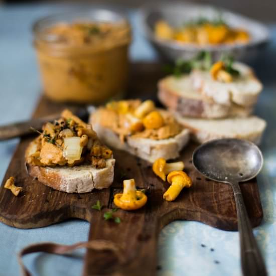 vegan chanterelle butter